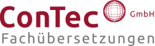 ConTec Fachübersetzungen GmbH Logo